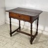 ANTICO TAVOLINO SCRITTOIO ROCCHETTO LEGNO NOCE 1800 FRATINO TABLE SCRIVANIA OLD