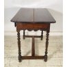 ANTICO TAVOLINO SCRITTOIO ROCCHETTO LEGNO NOCE 1800 FRATINO TABLE SCRIVANIA OLD