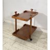 RARO CARRELLO BAR FRANCO ALBINI CR-20 ANNI 50 LEGNO 2 RIPIANI 1950 CART DESIGN