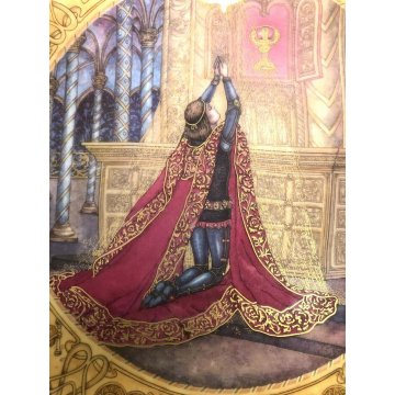 PIATTO RICHARD WAGNER PARISFAL DESIGN CHARLOTTE WILLIAM HALLETT EDITION OF 5000