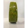 VASO SCULTURA CERAMICA Bertoncello  864 SMALTO POLICROMO VERDE 24,5 cm/h '70
