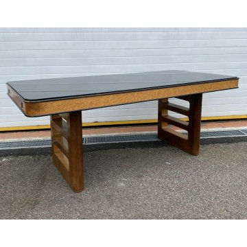 TAVOLO DA PRANZO DESIGN OSVALDO BORSANI MOBILE DECO ANNI 50 VINTAGE PALISSANDRO