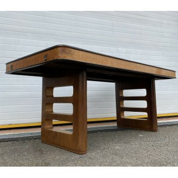 TAVOLO DA PRANZO DESIGN OSVALDO BORSANI MOBILE DECO ANNI 50 VINTAGE PALISSANDRO