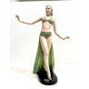 ANTICA SCULTURA FIGURA PORCELLANA Goldscheider Wien STAUA BALLERINA ART DECO '30