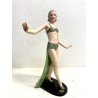 ANTICA SCULTURA FIGURA PORCELLANA Goldscheider Wien STAUA BALLERINA ART DECO '30
