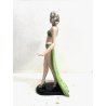 ANTICA SCULTURA FIGURA PORCELLANA Goldscheider Wien STAUA BALLERINA ART DECO '30