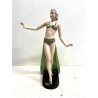 ANTICA SCULTURA FIGURA PORCELLANA Goldscheider Wien STAUA BALLERINA ART DECO '30
