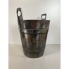 SECCHIELLO GHIACCIO GLACETTE Calderoni F.lli ALPACCA ARGENTATO ICE BUCKET '40s