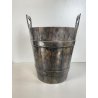 SECCHIELLO GHIACCIO GLACETTE Calderoni F.lli ALPACCA ARGENTATO ICE BUCKET '40s