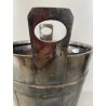 SECCHIELLO GHIACCIO GLACETTE Calderoni F.lli ALPACCA ARGENTATO ICE BUCKET '40s