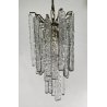 LAMPADARIO DESIGN ANNI 70 ATTR. TONI ZUCCHERI VENINI VETRO MURANO HANGING LAMP