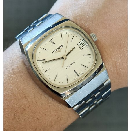 OROLOGIO POLSO Longines Ultronic DIAPASON cal. 6312 ANNI 70 vintage ACCIAIO data