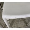 SET 4 SEDIE DESIGN ARTEMIDE MOD "SELENE" VICO MAGISTRETTI ANNI 60 BIANCO VINTAGE