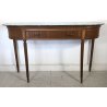 CONSOLLE DESIGN ANNI 50/60 MARMO LEGNO VINTAGE MADE IN ITALY TAVOLO OTTONE 