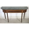 CONSOLLE DESIGN ANNI 50/60 MARMO LEGNO VINTAGE MADE IN ITALY TAVOLO OTTONE 