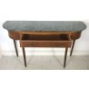 CONSOLLE DESIGN ANNI 50/60 MARMO LEGNO VINTAGE MADE IN ITALY TAVOLO OTTONE 