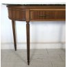 CONSOLLE DESIGN ANNI 50/60 MARMO LEGNO VINTAGE MADE IN ITALY TAVOLO OTTONE 