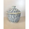ANTICA GIARA COPERCHIO POCELLANA CINESE BLU BIANCA COVERED BOWL CHINESE JAR '800