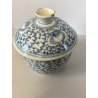 ANTICA GIARA COPERCHIO POCELLANA CINESE BLU BIANCA COVERED BOWL CHINESE JAR '800