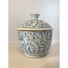 ANTICA GIARA COPERCHIO POCELLANA CINESE BLU BIANCA COVERED BOWL CHINESE JAR '800