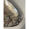 ANTICA COPPIA VASSOIO PORTA CARTE WMF Art Nouveau SILVER PLATED SAILING BOAT 900