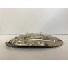 ANTICA COPPIA VASSOIO PORTA CARTE WMF Art Nouveau SILVER PLATED SAILING BOAT 900