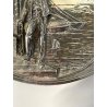 ANTICA COPPIA VASSOIO PORTA CARTE WMF Art Nouveau SILVER PLATED SAILING BOAT 900