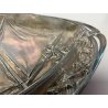 ANTICA COPPIA VASSOIO PORTA CARTE WMF Art Nouveau SILVER PLATED SAILING BOAT 900