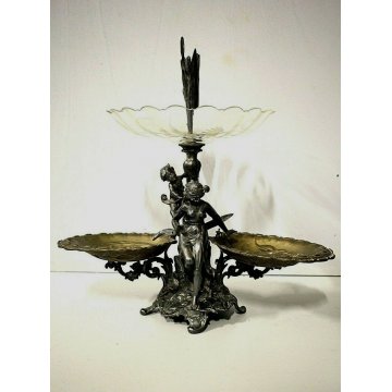 ANTICA ALZATA CENTROTAVOLA CENTERPIECE WMF ART NOUVEAU JUGENDSTIL 1906 CIRCA
