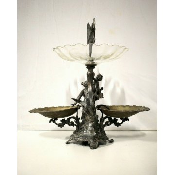 ANTICA ALZATA CENTROTAVOLA CENTERPIECE WMF ART NOUVEAU JUGENDSTIL 1906 CIRCA