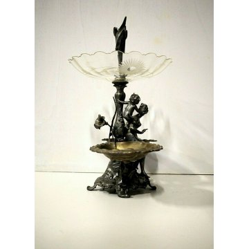 ANTICA ALZATA CENTROTAVOLA CENTERPIECE WMF ART NOUVEAU JUGENDSTIL 1906 CIRCA