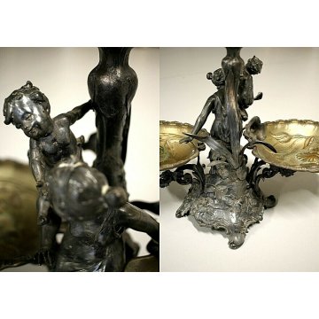 ANTICA ALZATA CENTROTAVOLA CENTERPIECE WMF ART NOUVEAU JUGENDSTIL 1906 CIRCA