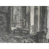 ANTICA STAMPA PIRANESI G. BATTISTA ROMA EPOCA ACQUAFORTE TEMPIO SIBILLA 1800 OLD