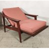 COPPIA POLTRONA RECLINABILE anni 60 DESIGN DANESE palissandro SDRAIO VINTAGE