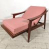 COPPIA POLTRONA RECLINABILE anni 60 DESIGN DANESE palissandro SDRAIO VINTAGE