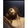 ANTICO DIPINTO OLIO Amelia Musso COPIA Cristo Morente G. Reni RELIGIOSO Gesù 900
