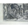 ANTICA STAMPA PIRANESI G. BATTISTA ROMA EPOCA ACQUAFORTE TEMPIO SIBILLA 1800 OLD