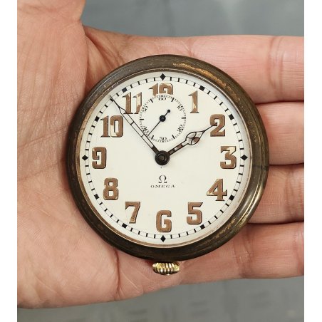 OMEGA tasca 1900 OROLOGIO x CRUSCOTTO Auto d'Epoca ø 61mm TASCHINO Pocket Watch