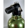 SIFONE SELTZ ATLANTIC VINTAGE DESIGN VETRO ALLUMINIO COLORE GIALLO VERDE LIME 60