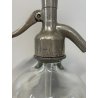 ANTICA BOTTIGLIA SELTZ VETRO TRASPARENTE SIFONE SODA LAVANO BIELLI EPOCA 1930
