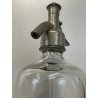 ANTICA BOTTIGLIA SELTZ VETRO TRASPARENTE SIFONE SODA LAVANO BIELLI EPOCA 1930