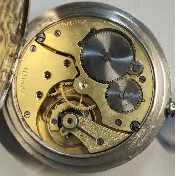 ANTICO OROLOGIO TASCA Zenith TASCHINO epoca 900 OLD POCKET WATCH montre de poche