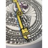 PIATTO DECORATIVO ROTONDO CERAMICA SCI Laveno DECORO Creart MILANO Astrolabio 50