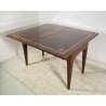 ANTICO TAVOLO PRANZO A LIBRO CONSOLLE TABLE LEGNO INTARSIATO 1800 SALOTTO EPOCA