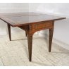 ANTICO TAVOLO PRANZO A LIBRO CONSOLLE TABLE LEGNO INTARSIATO 1800 SALOTTO EPOCA