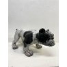 SCULTURA MAIOLICA Zaccagnini Z ITALY  Z.C.G. FIGURA CANE FRECH BULLDOG SMALTO