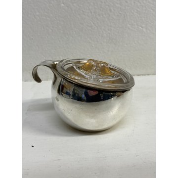 SERVIZIO TE CAFFE 4 pz ALESSI DESIGN Oscar Tusquets SILVER GOLD PLATED EPSS 1983