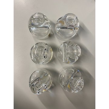 SERVIZIO VINTAGE 6 BICCHIERI whisky Kristall Krisla DESIGN Taddei Sistini '60