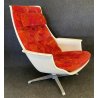SEDIA POLTRONA DESIGN VETRORESINA 1970 VINTAGE GIREVOLE ALF SVENSSON MID CENTURY