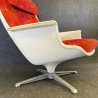 SEDIA POLTRONA DESIGN VETRORESINA 1970 VINTAGE GIREVOLE ALF SVENSSON MID CENTURY